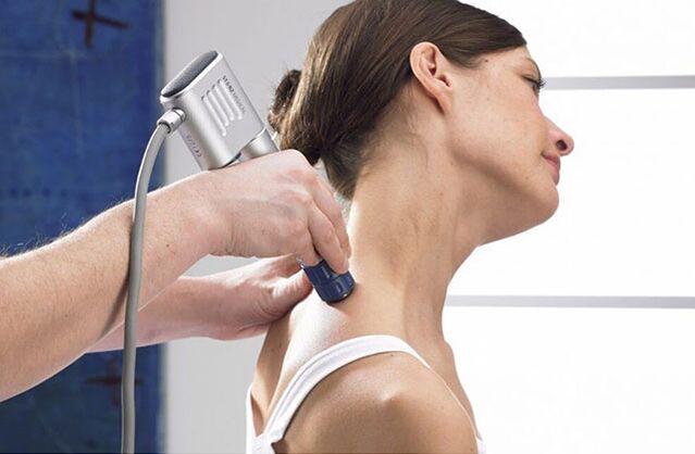 Terapi gelombang kejutan untuk osteochondrosis tulang belakang serviks